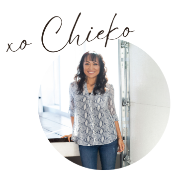 Headshot of Chieko with signature